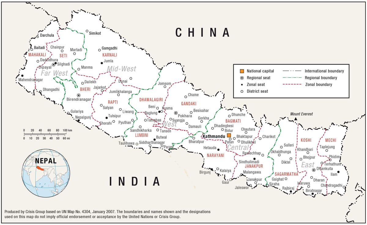 Žemėlapis namas nepalas