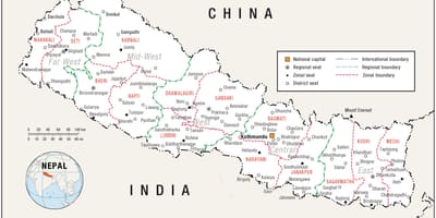 Žemėlapis namas nepalas