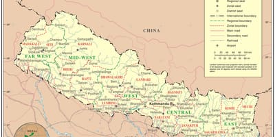 Internete žemėlapis nepalas