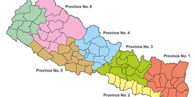 Žemėlapis federalinės nepalas