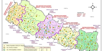 Žemėlapis gis nepalas