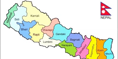 Žemėlapis nepalo nuotrauką