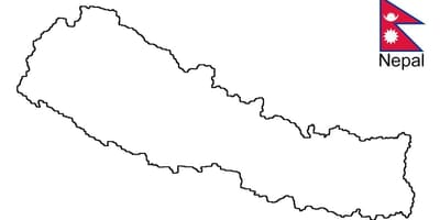 Žemėlapis atkreipti nepalas